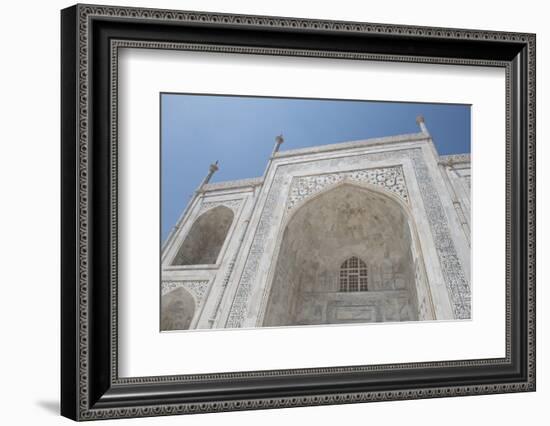 India, Agra, Taj Mahal. Famous Landmark Memorial to Queen Mumtaz Mahal-Cindy Miller Hopkins-Framed Photographic Print