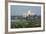 India, Agra. Taj Mahal from the Red Fort of Agra. Sandstone Fortress-Cindy Miller Hopkins-Framed Photographic Print