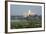 India, Agra. Taj Mahal from the Red Fort of Agra. Sandstone Fortress-Cindy Miller Hopkins-Framed Photographic Print