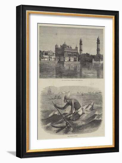 India and the Prince of Wales-Emile Theodore Therond-Framed Giclee Print
