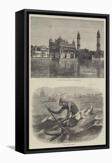 India and the Prince of Wales-Emile Theodore Therond-Framed Premier Image Canvas