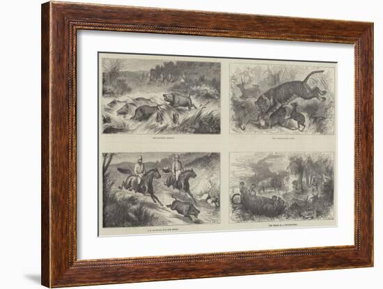 India and the Prince of Wales-Harrington Bird-Framed Giclee Print
