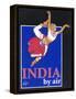 India by Air-Jean Pierre Got-Framed Stretched Canvas