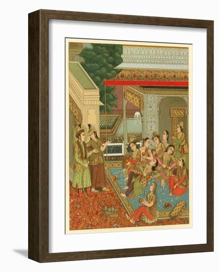 India Costume-French School-Framed Giclee Print