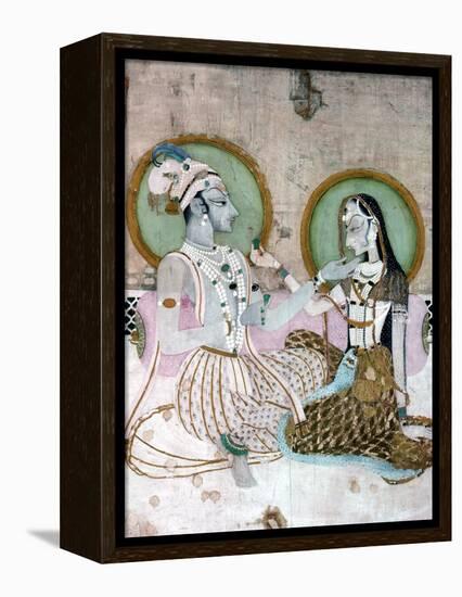 India: Couple-null-Framed Premier Image Canvas