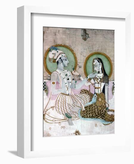 India: Couple-null-Framed Giclee Print