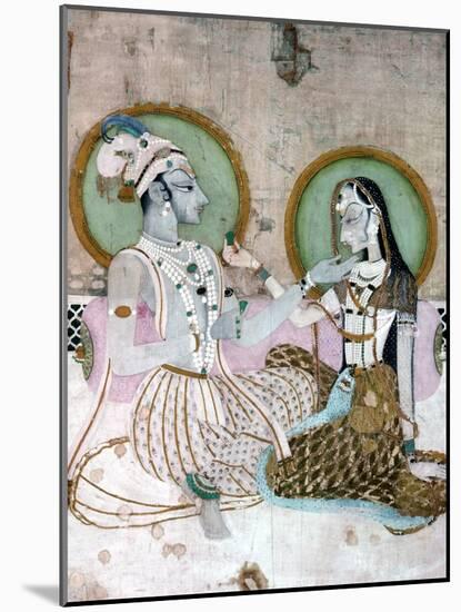 India: Couple-null-Mounted Giclee Print