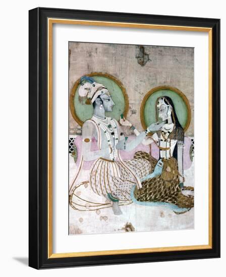 India: Couple-null-Framed Giclee Print