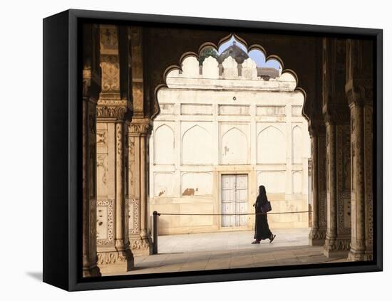 India, Delhi, Old Delhi, Red Fort, Diwan-i-Khas- Hall of Private Audience-Jane Sweeney-Framed Premier Image Canvas