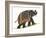 India Elephant I Light Crop-Wild Apple Portfolio-Framed Art Print