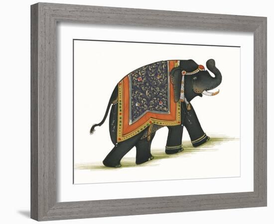 India Elephant I Light Crop-Wild Apple Portfolio-Framed Art Print