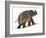 India Elephant I Light Crop-Wild Apple Portfolio-Framed Art Print