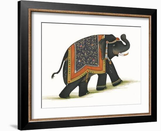 India Elephant I Light Crop-Wild Apple Portfolio-Framed Art Print