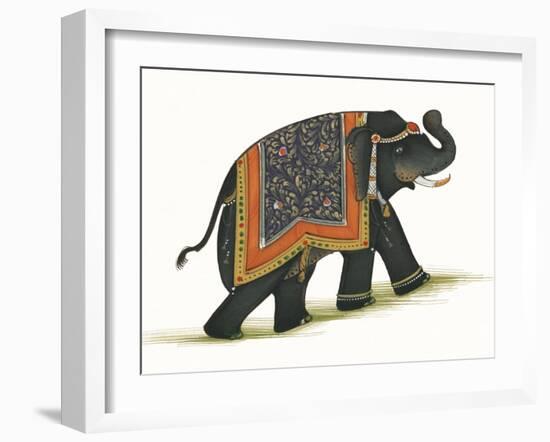 India Elephant I Light Crop-Wild Apple Portfolio-Framed Art Print