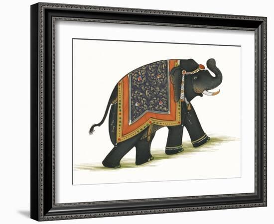 India Elephant I Light Crop-Wild Apple Portfolio-Framed Art Print