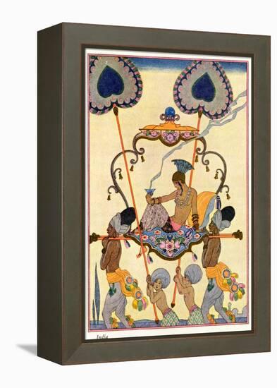 India, from "The Art of Perfume," Published 1912-Georges Barbier-Framed Premier Image Canvas