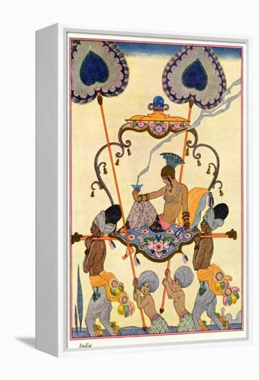 India, from "The Art of Perfume," Published 1912-Georges Barbier-Framed Premier Image Canvas