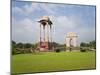 India Gate, 42 Metre High, Eastern End of the Rajpath, New Delhi, Delhi, India, Asia-Gavin Hellier-Mounted Photographic Print