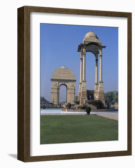 India Gate, New Delhi, Delhi, India-John Henry Claude Wilson-Framed Photographic Print