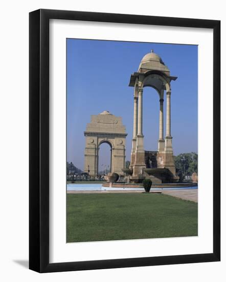 India Gate, New Delhi, Delhi, India-John Henry Claude Wilson-Framed Photographic Print