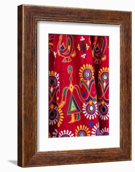 India, Gujarat, Bhuj, Great Rann of Kutch, Ahir Tribe.-Ellen Goff-Framed Photographic Print