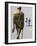 India, Himachal Pradesh, Shimla,  the Ridge, Gold Statue of  Mahatma Gandhi-Jane Sweeney-Framed Photographic Print