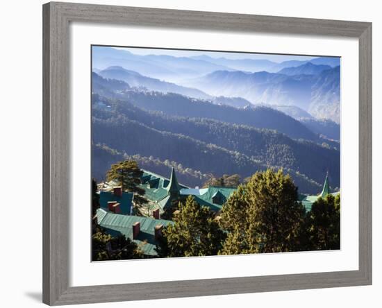 India, Himachal Pradesh, Shimla, View of Mountains-Jane Sweeney-Framed Photographic Print