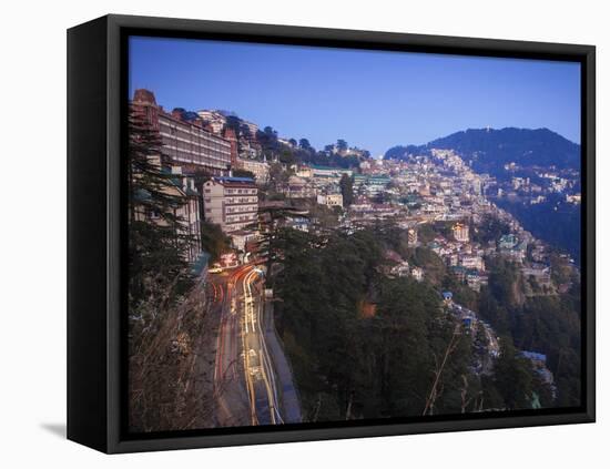 India, Himachal Pradesh, Shimla, View of Shimla City-Jane Sweeney-Framed Premier Image Canvas