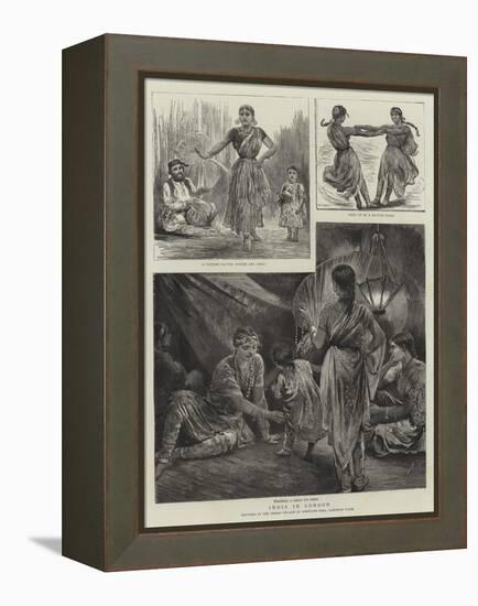 India in London-Arthur Hopkins-Framed Premier Image Canvas