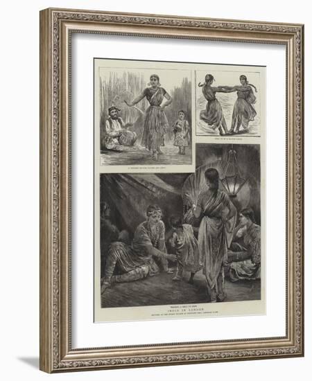 India in London-Arthur Hopkins-Framed Giclee Print