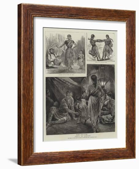 India in London-Arthur Hopkins-Framed Giclee Print