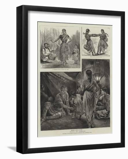 India in London-Arthur Hopkins-Framed Giclee Print