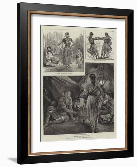 India in London-Arthur Hopkins-Framed Giclee Print