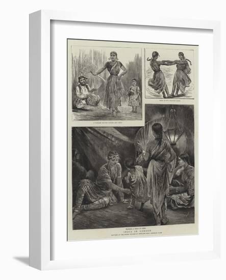 India in London-Arthur Hopkins-Framed Giclee Print