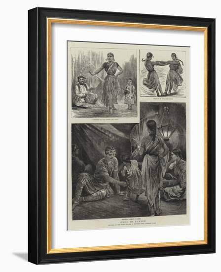 India in London-Arthur Hopkins-Framed Giclee Print