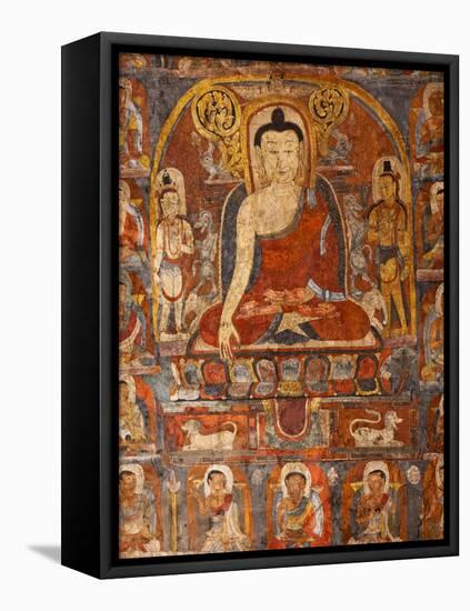 India, Ladakh, Alchi, Alchi Tsatsapuri Is a Little-Know Temple Complex Close to Very Famous Alchi C-Katie Garrod-Framed Premier Image Canvas