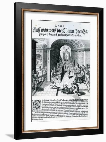 India Orientalis, 1598-Theodore de Bry-Framed Giclee Print