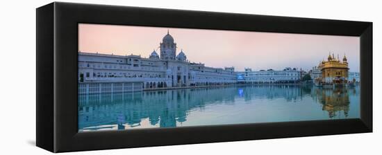 India, Punjab, Amritsar, the Harmandir Sahib,  Known As the Golden Temple-Jane Sweeney-Framed Premier Image Canvas