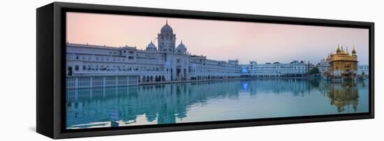 India, Punjab, Amritsar, the Harmandir Sahib,  Known As the Golden Temple-Jane Sweeney-Framed Premier Image Canvas