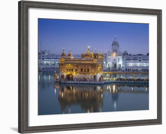 India, Punjab, Amritsar, the Harmandir Sahib,  Known As the Golden Temple-Jane Sweeney-Framed Photographic Print