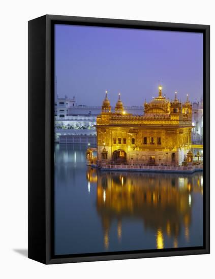 India, Punjab, Amritsar, the Harmandir Sahib,  Known As the Golden Temple-Jane Sweeney-Framed Premier Image Canvas