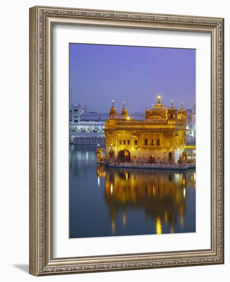 India, Punjab, Amritsar, the Harmandir Sahib,  Known As the Golden Temple-Jane Sweeney-Framed Photographic Print