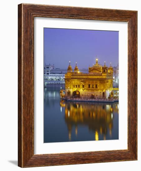 India, Punjab, Amritsar, the Harmandir Sahib,  Known As the Golden Temple-Jane Sweeney-Framed Photographic Print