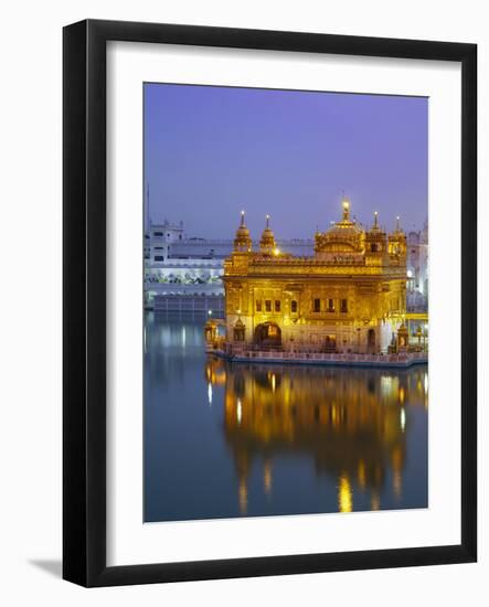 India, Punjab, Amritsar, the Harmandir Sahib,  Known As the Golden Temple-Jane Sweeney-Framed Photographic Print