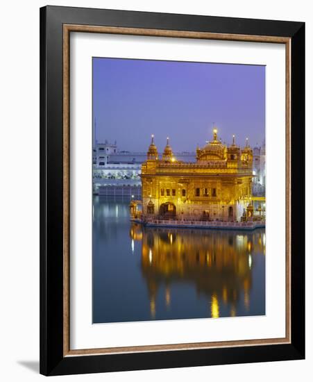 India, Punjab, Amritsar, the Harmandir Sahib,  Known As the Golden Temple-Jane Sweeney-Framed Photographic Print