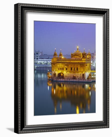 India, Punjab, Amritsar, the Harmandir Sahib,  Known As the Golden Temple-Jane Sweeney-Framed Photographic Print