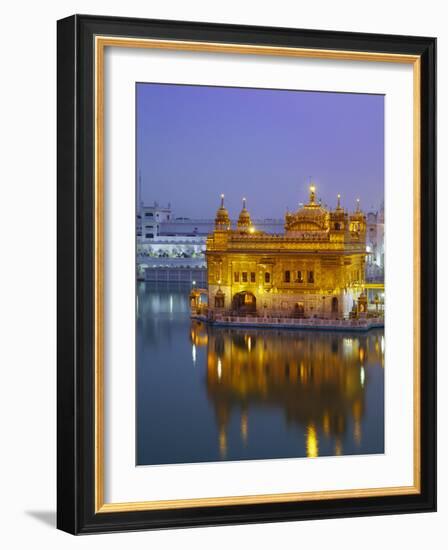 India, Punjab, Amritsar, the Harmandir Sahib,  Known As the Golden Temple-Jane Sweeney-Framed Photographic Print