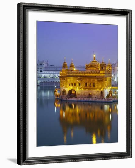 India, Punjab, Amritsar, the Harmandir Sahib,  Known As the Golden Temple-Jane Sweeney-Framed Photographic Print