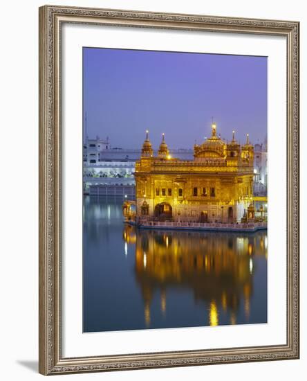 India, Punjab, Amritsar, the Harmandir Sahib,  Known As the Golden Temple-Jane Sweeney-Framed Photographic Print