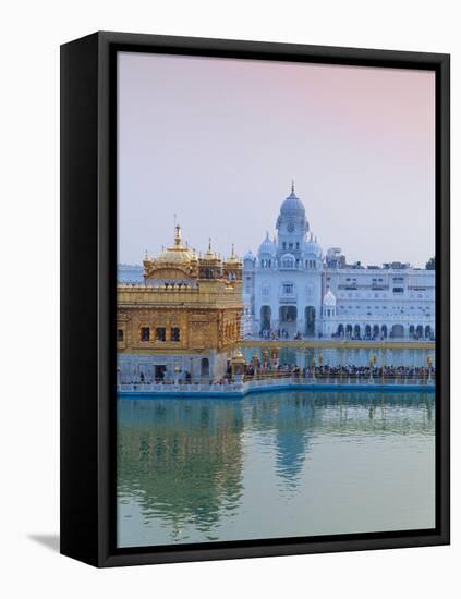 India, Punjab, Amritsar, the Harmandir Sahib,  Known As the Golden Temple-Jane Sweeney-Framed Premier Image Canvas